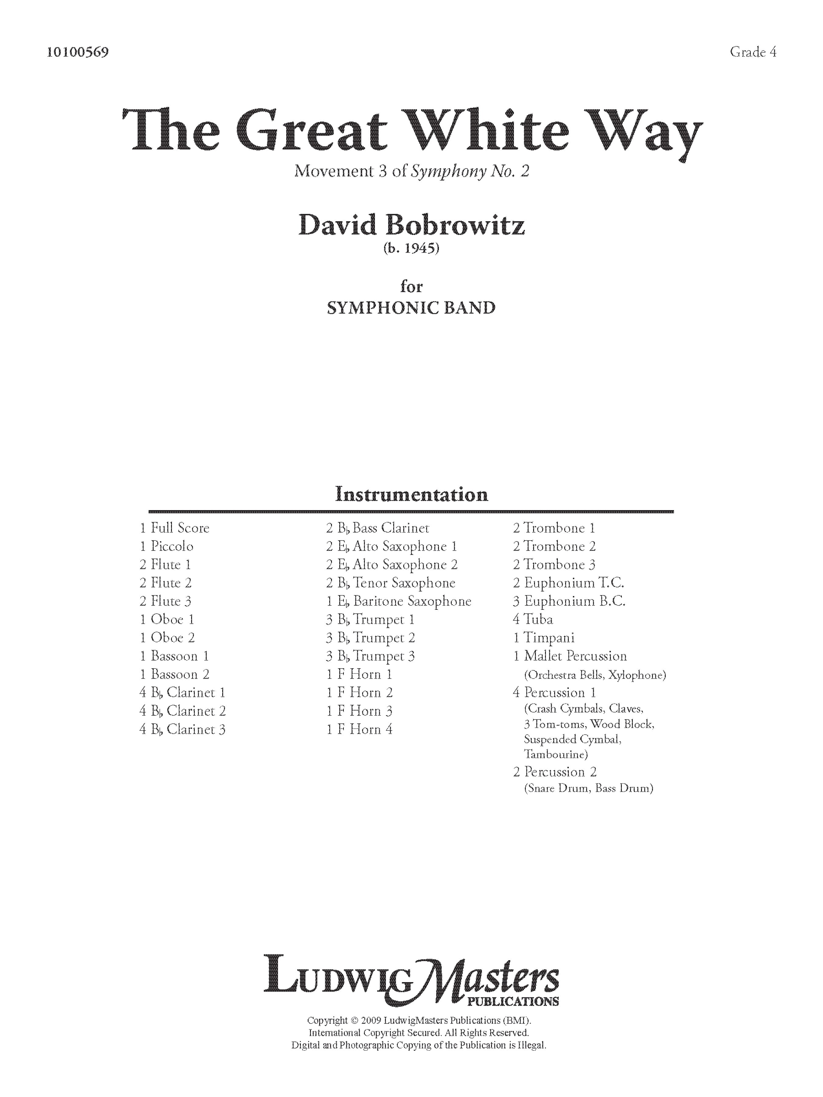 Great White Way, The Cover Image