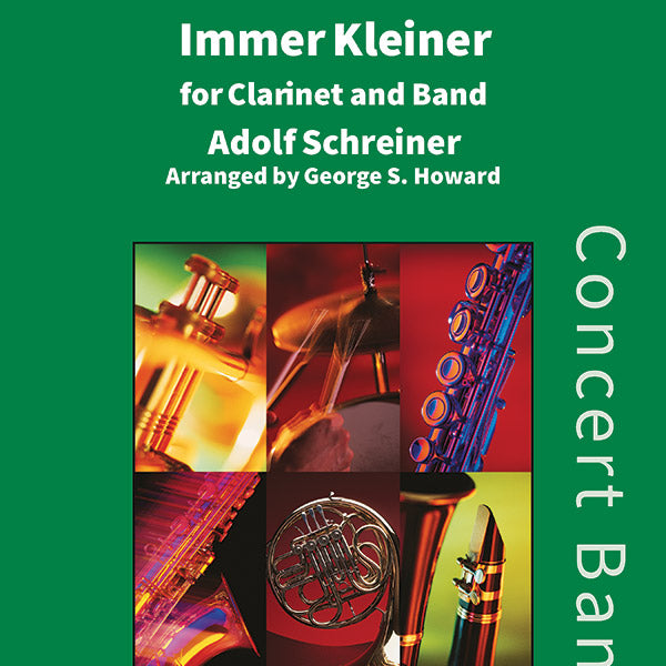 Immer Kleiner for Solo Clarinet and Band Cover Image
