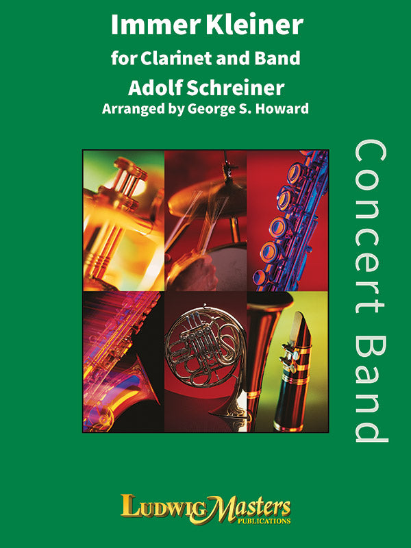 Immer Kleiner for Solo Clarinet and Band Cover Image