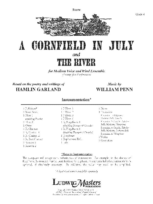 A Cornfield in July and The River Cover Image