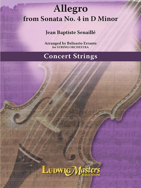Allegro from Sonata No. 4 in D minor Cover Image