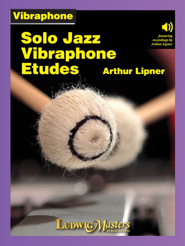 Solo Jazz Vibraphone Etudes Cover Image