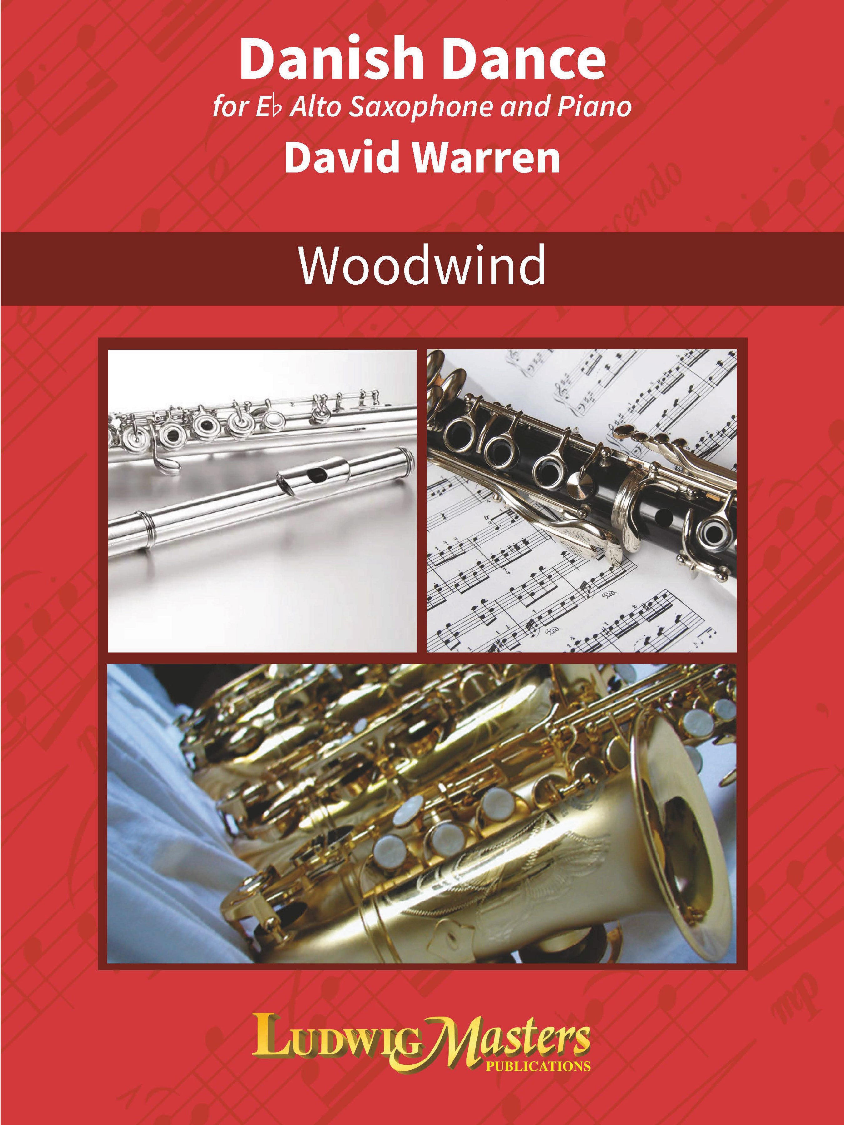 Danish Dance for Alto Saxophone and Piano Cover Image