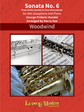 Sonata No. 6 for Alto Saxophone Cover Image