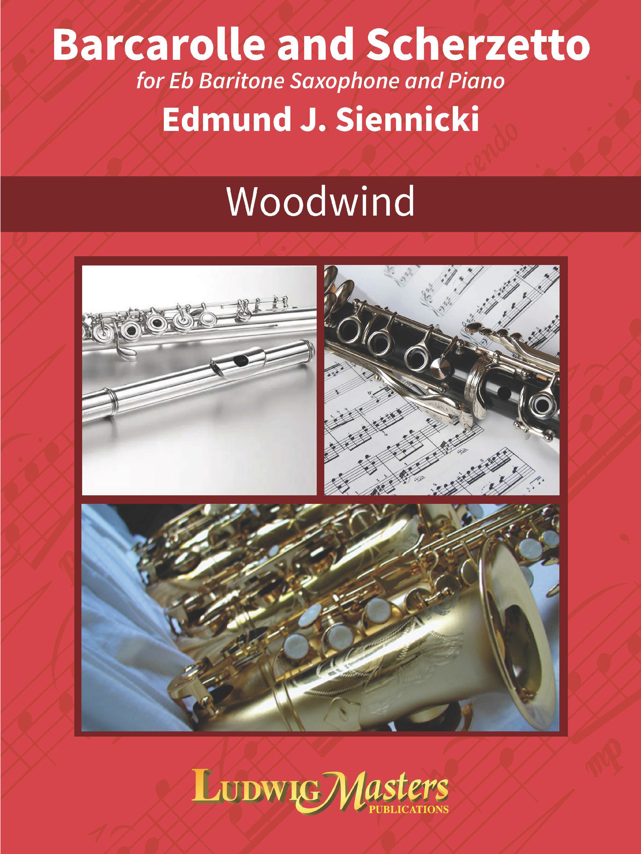 Barcarolle and Scherzetto for Baritone Saxophone and Piano Cover Image