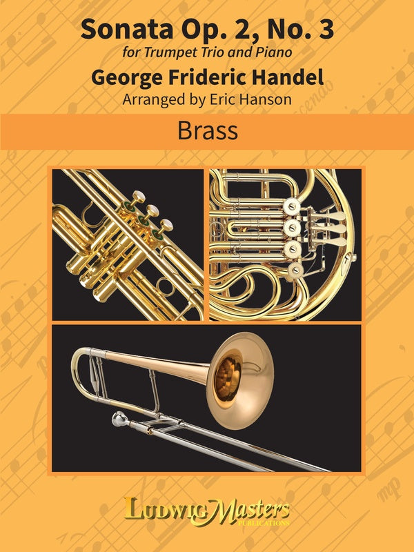Sonata Op. 2, No. 3 for Trumpet Trio and Piano (opt.) Cover Image