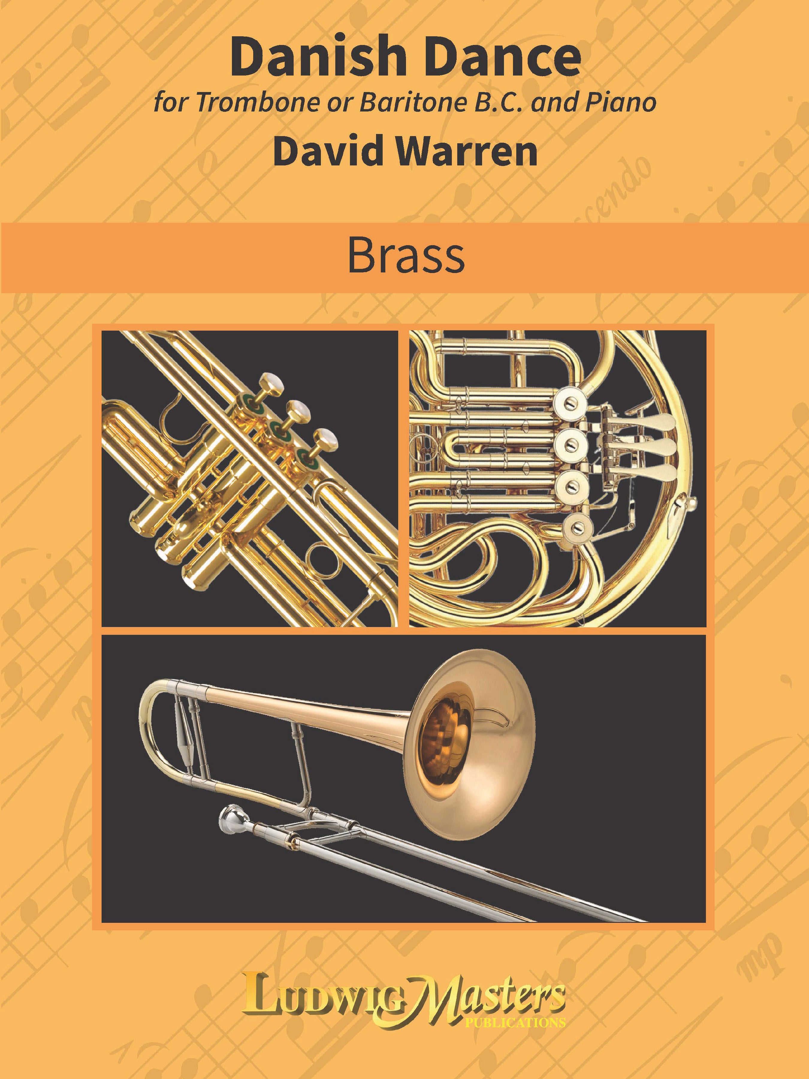 Danish Dance for Trombone or Baritone and Piano Cover Image