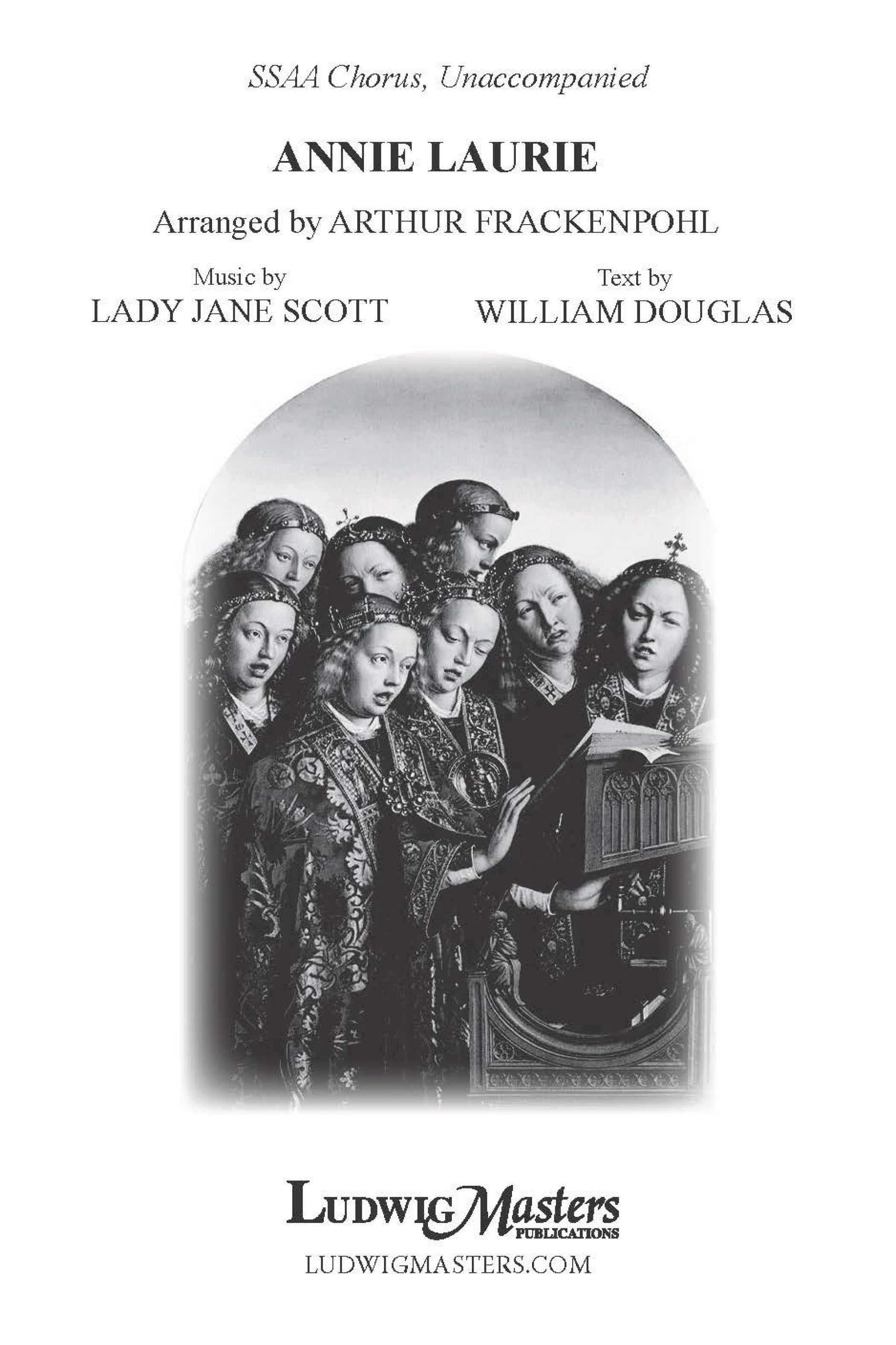 Annie Laurie for Treble Chorus Cover Image