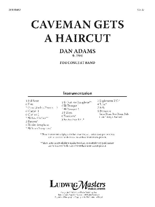 Caveman Gets A Haircut Cover Image