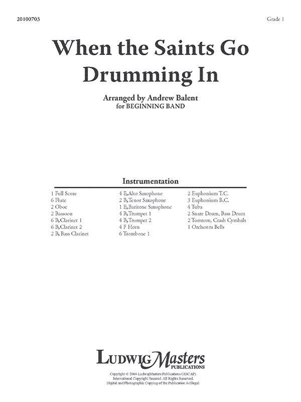 When the Saints Go Drumming In Cover Image