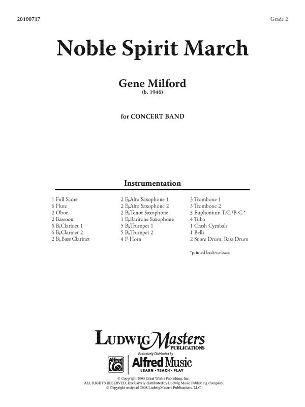 Noble Spirit March Cover Image