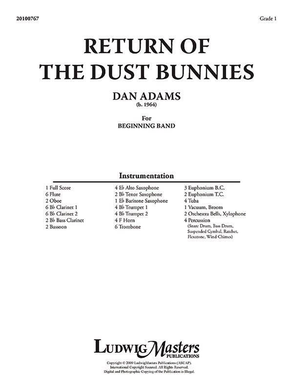Return of the Dust Bunnies for Band Cover Image