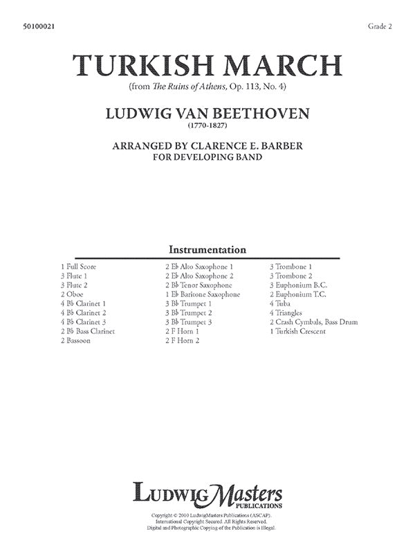 Turkish March, Op. 113 for Band Cover Image