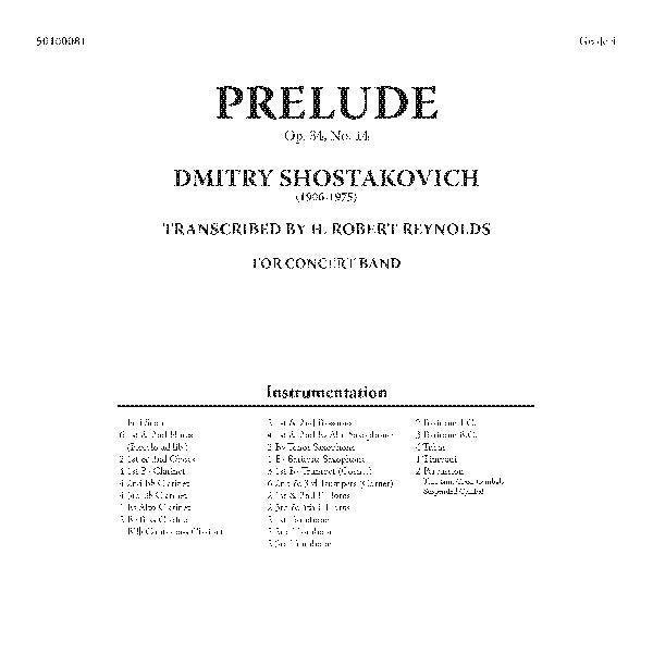 Prelude in E-flat minor Cover Image