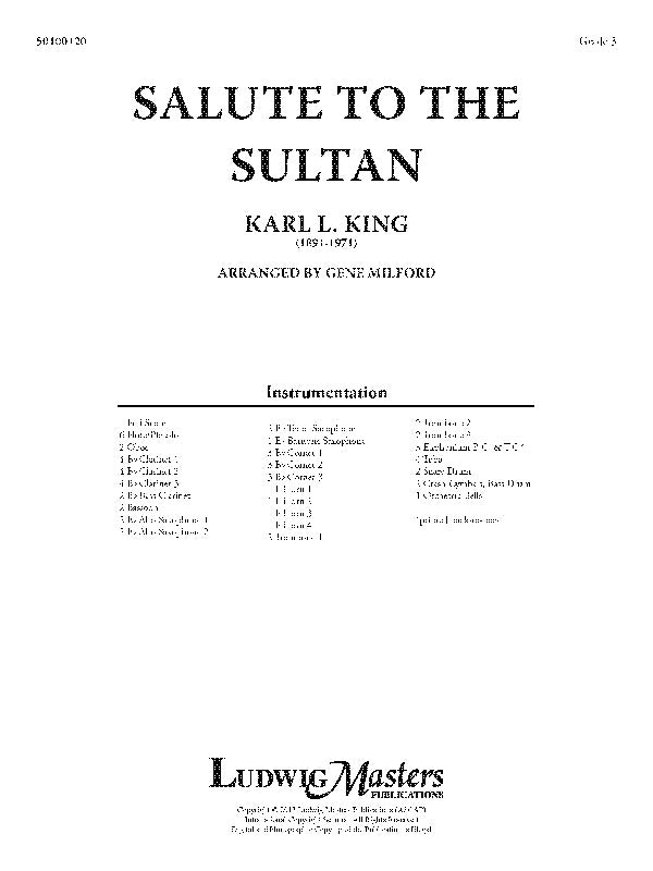 Salute to the Sultan Cover Image