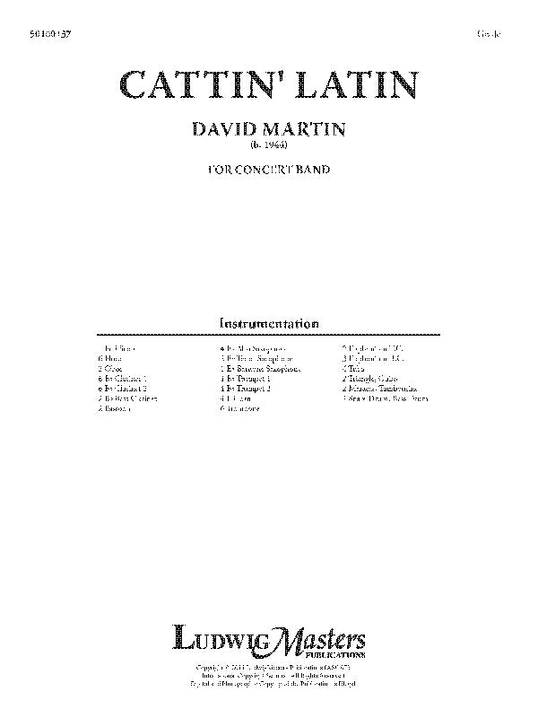 Cattin' Latin Cover Image