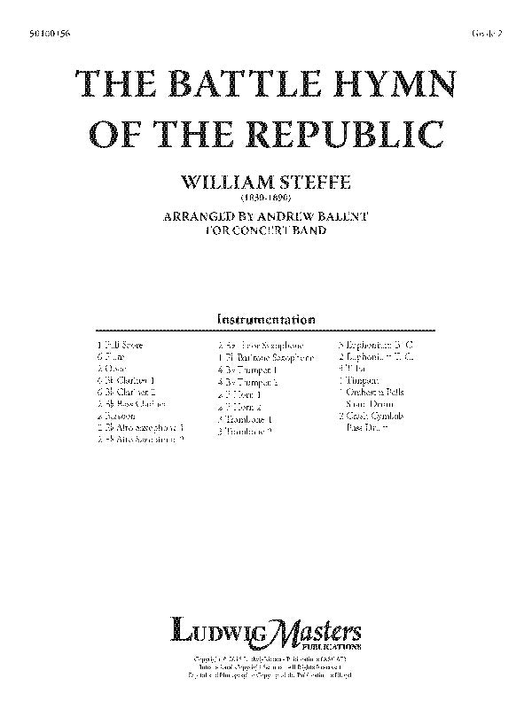The Battle Hymn of the Republic Cover Image