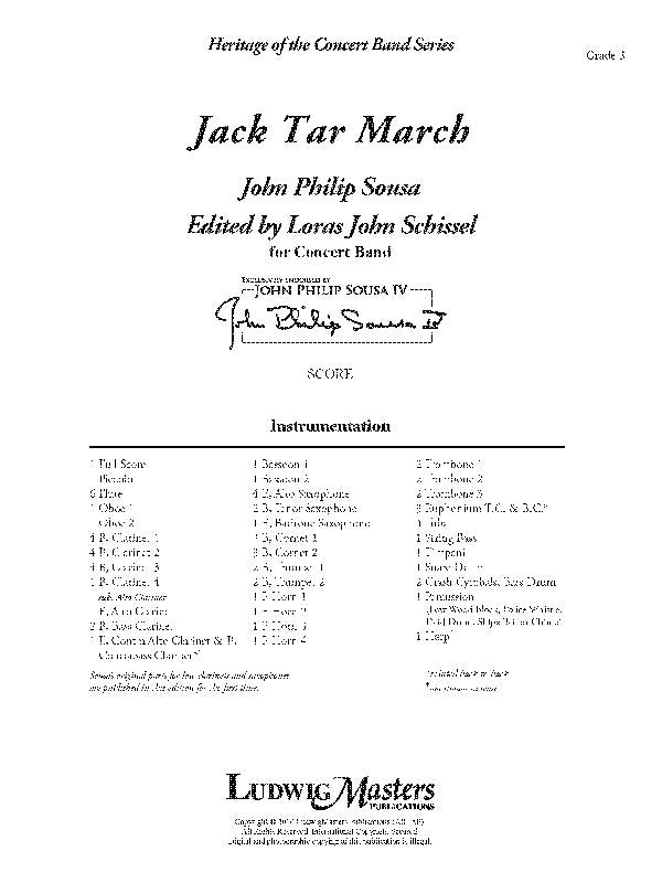 Jack Tar March Cover Image