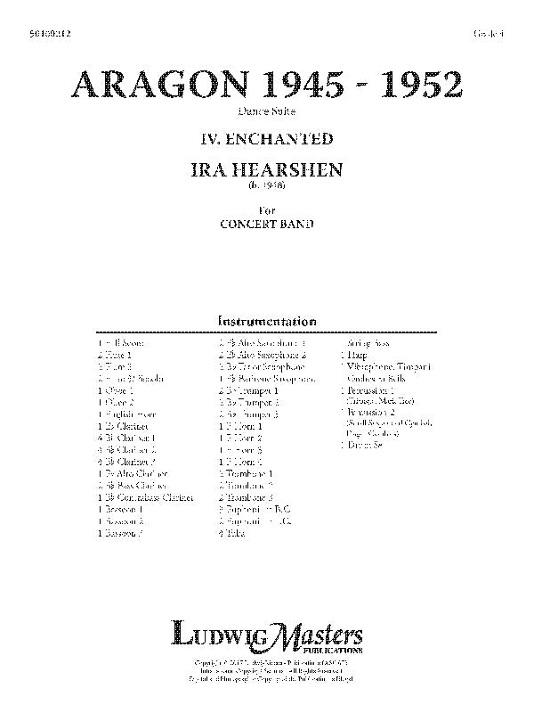 Aragon 1945-1952 (Dance Suite): IV. Enchanted Cover Image