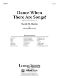 Dance When There Are Songs Cover Image