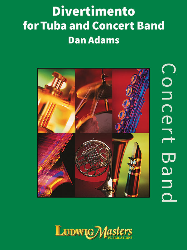 Divertimento for Tuba and Concert Band Cover Image