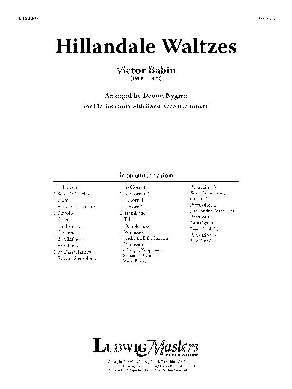 Hillandale Waltzes Cover Image