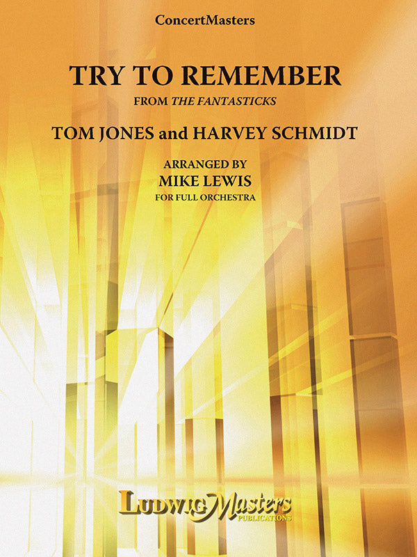 Try to Remember (from The Fantasticks) Cover Image