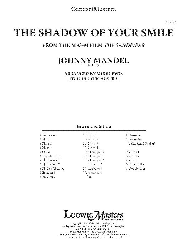 The Shadow of your Smile Cover Image