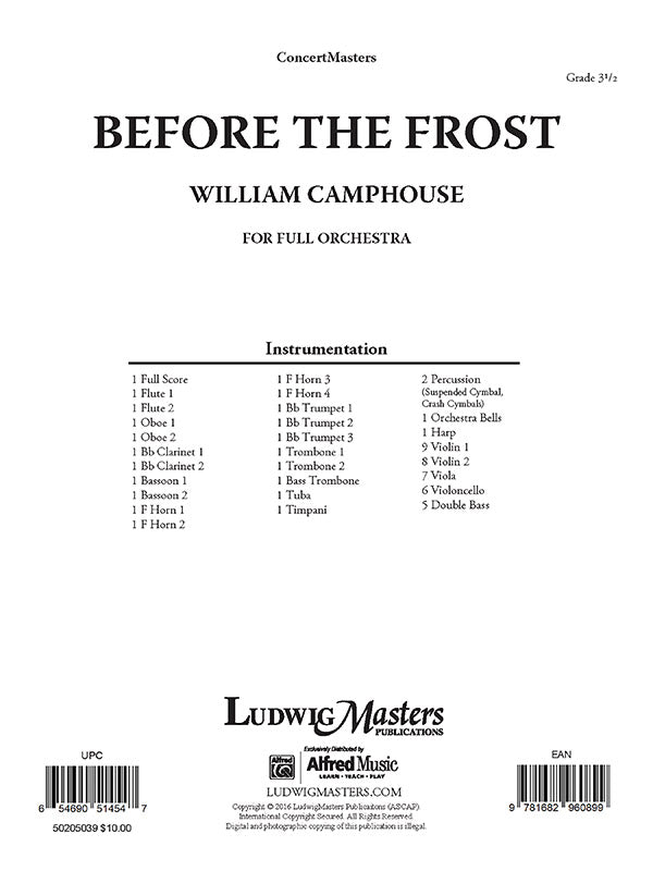 Before The Frost Cover Image