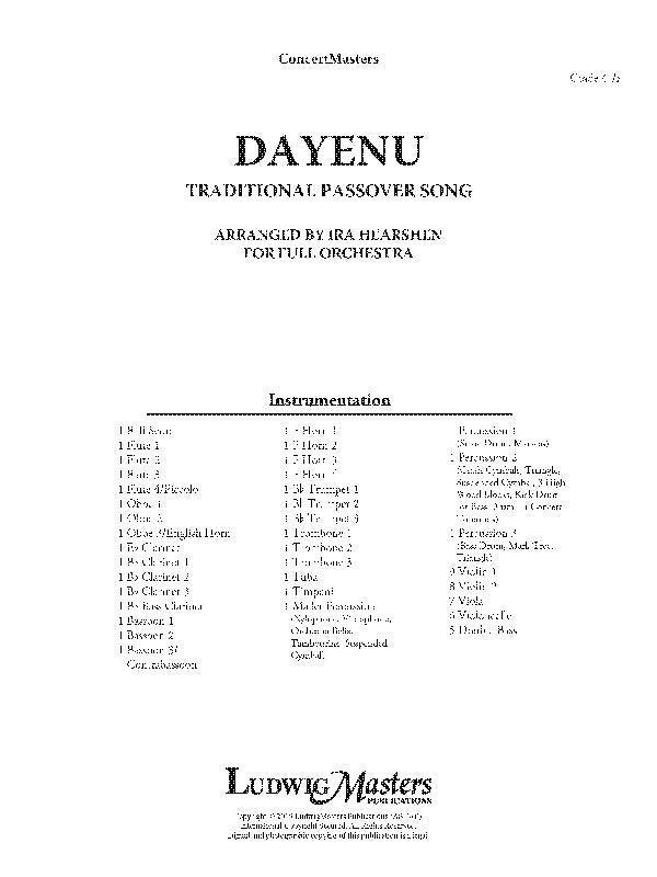 Dayenu Cover Image