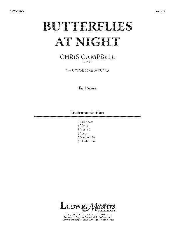 Butterflies At Night Cover Image