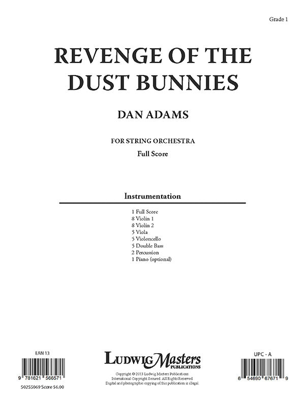 Revenge of the Dust Bunnies for String Orchestra Cover Image