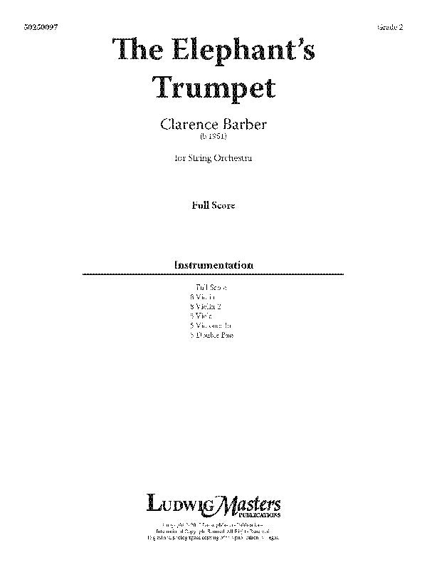The Elephant's Trumpet Cover Image