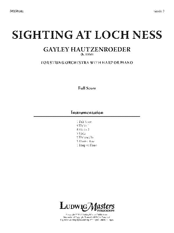 Sighting at Loch Ness Cover Image