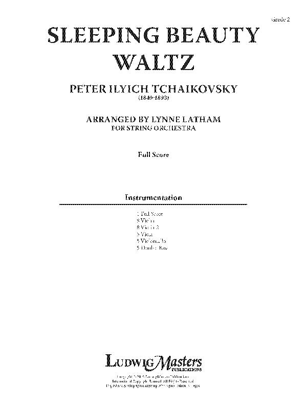 Sleeping Beauty Waltz Cover Image