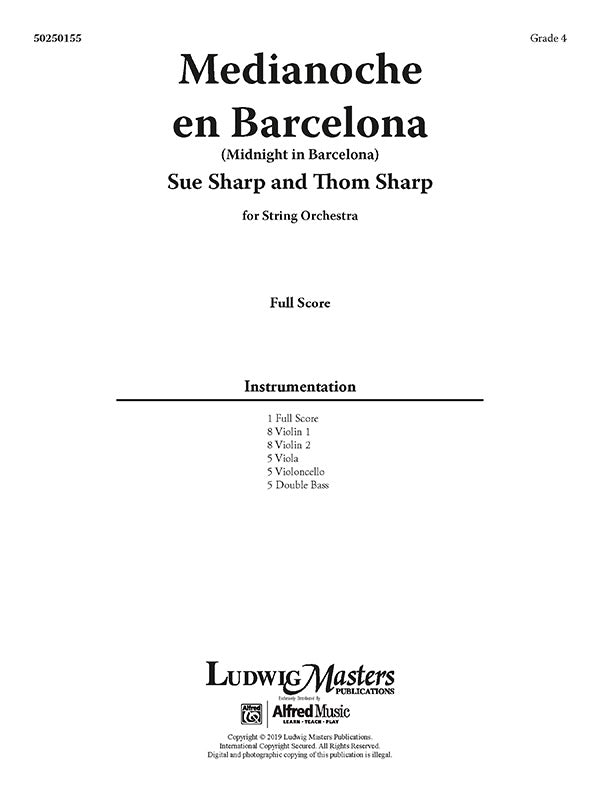 Midnight in Barcelona (Medianoche en Barcelona) Cover Image