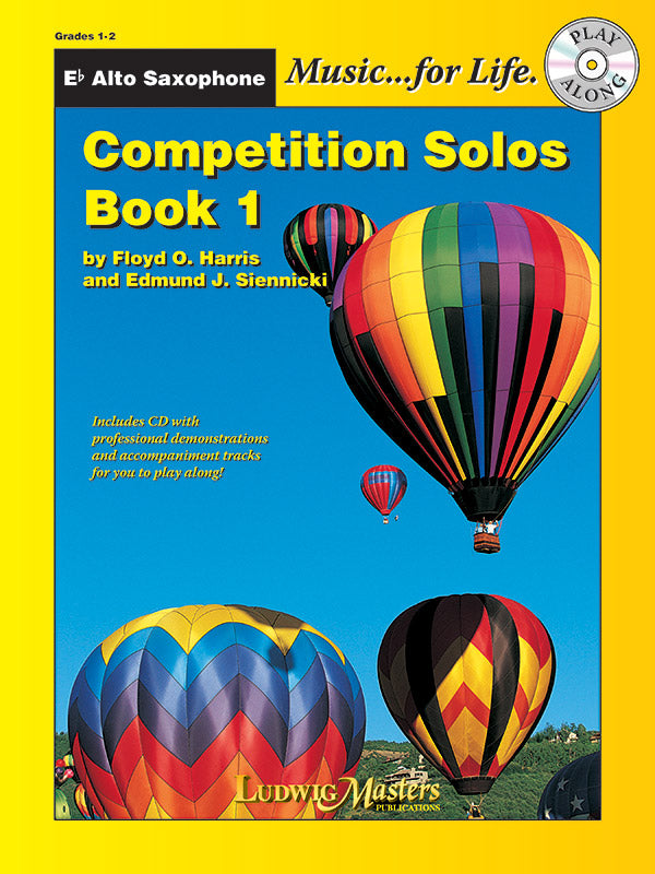 Competition Solos, Book 1 Alto Sax Cover Image