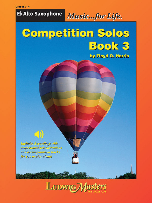 Competition Solos, Book 3 Alto Sax Cover Image