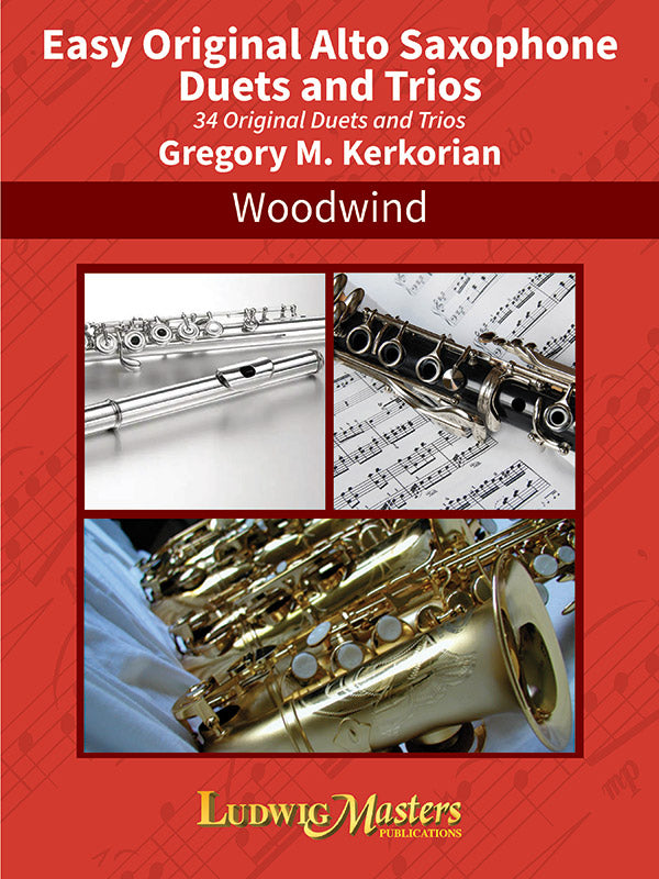 Easy Original Alto Saxophone Duets and Trios Cover Image