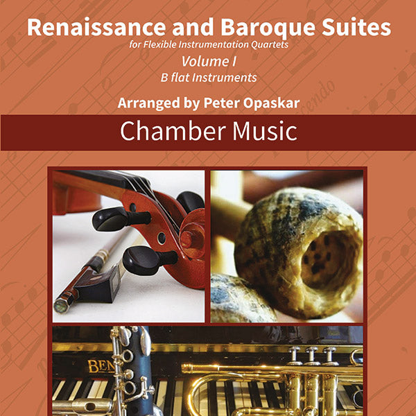 Renaissance and Baroque Suites, Vol. 1 - B-flat Instrument Book Cover Image
