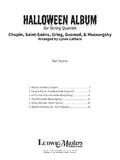 Halloween Album for String Quartet Cover Image