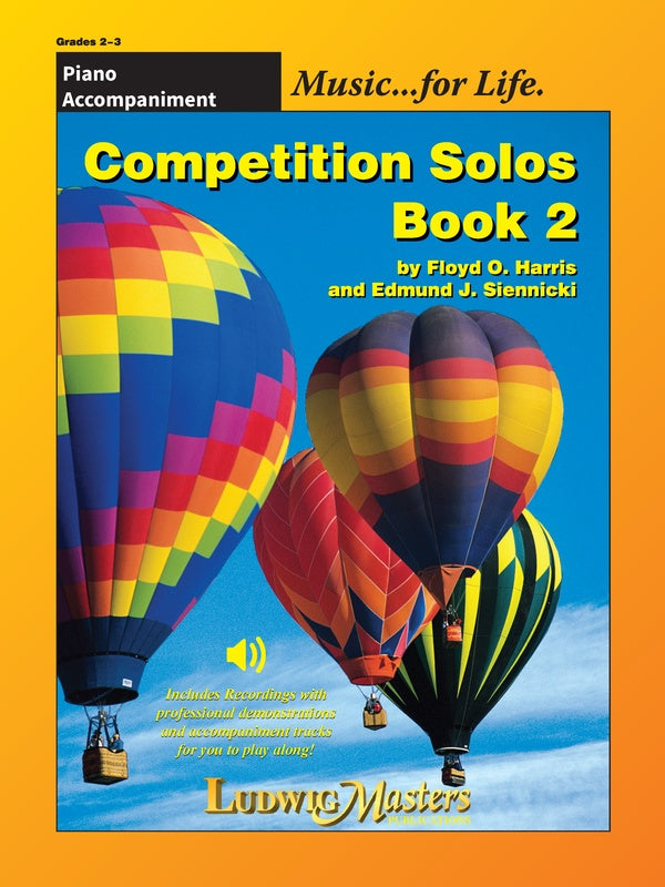 Competition Solos, Book 2 Piano Accompaniment Cover Image