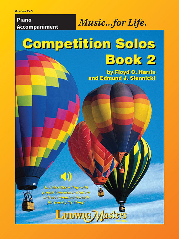 Competition Solos, Book 2 Piano Accompaniment Cover Image