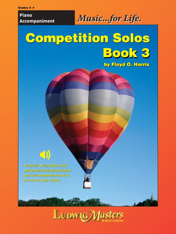 Competition Solos, Book 3 Piano Accompaniment Cover Image