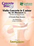Violin Concerto in E minor Cover Image