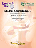 Seitz Student Concerto No. 3 - String Orchestra Parts on CD Cover Image