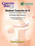 Student Cello Concertos on CD Cover Image