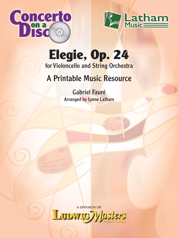 Elegie, Op. 24 for Cello and String Orchestra Cover Image