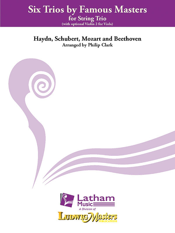 Six Trios by Famous Masters Cover Image