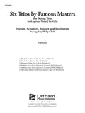 Six Trios by Famous Masters Cover Image